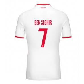 AS Monaco Eliesse Ben Seghir #7 Domaci Dres 2024-25 Kratak Rukavima